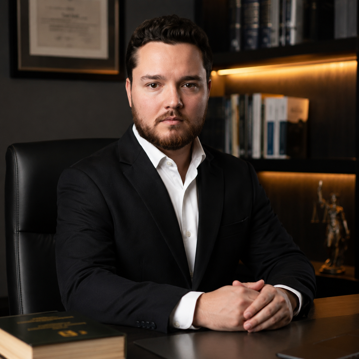 Dr. Antônio Santiago no escritório